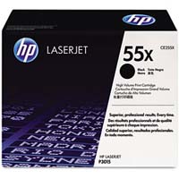 HP CE255X High Capacity Black (55X) Toner Cartridge - CE 255X