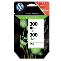 HP 300 Standard Capacity Vivera Black and Colour Ink Cartridges