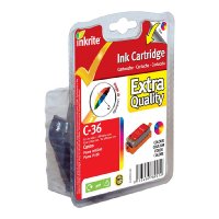 Inkrite Premium CLI-36 Colour Ink Cartridge