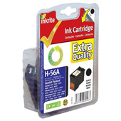 Inkrite Premium Black Ink Cartridge (Alternative to HP No 56, C6656A)