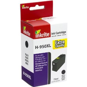 Inkrite Compatible 950XL High Capacity Black Ink Cartridge for HP CN045A