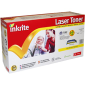 Inkrite H-7582 Premium Compatible HP Q7582A Yellow Laser Cartridge