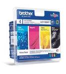 Brother LC-1100HY High Cap. Multipack BCMY Ink Cartridges