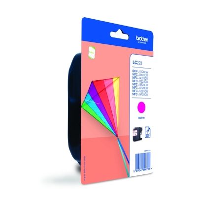 Brother LC223 Ink Cartridge Magenta, LC-223M Inkjet Printer Cartridge