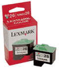 Lexmark No 26 Colour Ink Cartridge