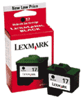 Lexmark No 17 Low Capacity Black Ink Cartridge