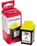 Lexmark High Capacity No 20 Colour Ink Cartridge - 15M0120E