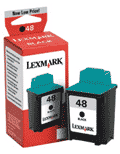 Lexmark No 48 Low Capacity Black Ink Cartridge - 17G0648