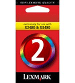 Lexmark No 2 Colour Ink Cartridge - 18C0190E