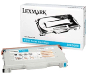 Lexmark 20K0500 Standard Capacity Cyan Toner Cartridge, 3K
