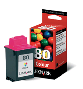 Lexmark No 80 Colour Ink Cartridge