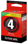 Lexmark No 4 Black Ink Cartridge - 018C1974E