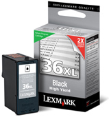 Lexmark 36XL High Capacity Return Program Black Ink Cartridge - 018C2170E