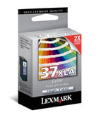 Lexmark 37XLA High Capacity Colour Ink Cartridge - 018C2200E