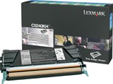 Lexmark C5240KH High Capacity Return Program Black Toner Cartridge, 8K Page Yield