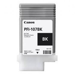 Canon PFI 107BK Black Ink Cartridge, 130ml - 6705B001AA