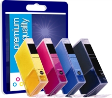 Premium Multi Pack 3eBK/6C/M/Y Ink Cartridge for Canon BCI-3eBK and BCI-6CMY