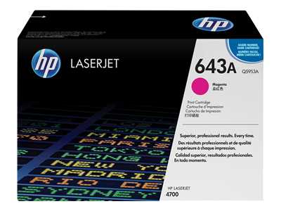 HP Q5953A Magenta Laser Toner Cartridge (643A)