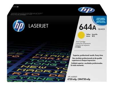 HP 644A Yellow Laser Toner Cartridge - Q6462A