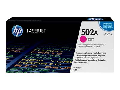 HP 502A Magenta Laser Toner Cartridge - Q6473A