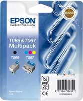 Epson Multipack T066, T067 Black and Colour Ink Cartridges