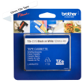 TZE-231S2: Black On White Brother TZE-231S2 P-Touch Labelling Tape