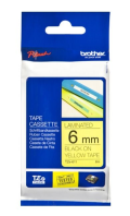 TZE-611: Black On Yellow Brother TZE611 P-Touch Labelling Tape