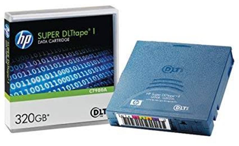 C7980A: HP Super DLTtape I 160-320GB Data Cartridge