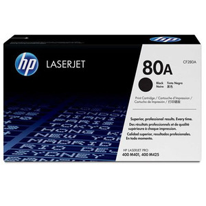 HP LaserJet 5 CF280A HP 80A Laser Toner Cartridge, 2.7K Page Yield