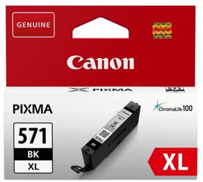 Canon s500 CLI-571XLBK Canon 571XL High Yield Black Ink Cartridge - CLI 571XL BK, 11ml
