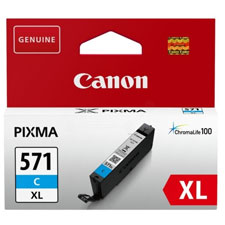 Canon s500 CLI-571XLC Canon 571XL High Yield Cyan Ink Cartridge - CLI 571XL C, 11ml
