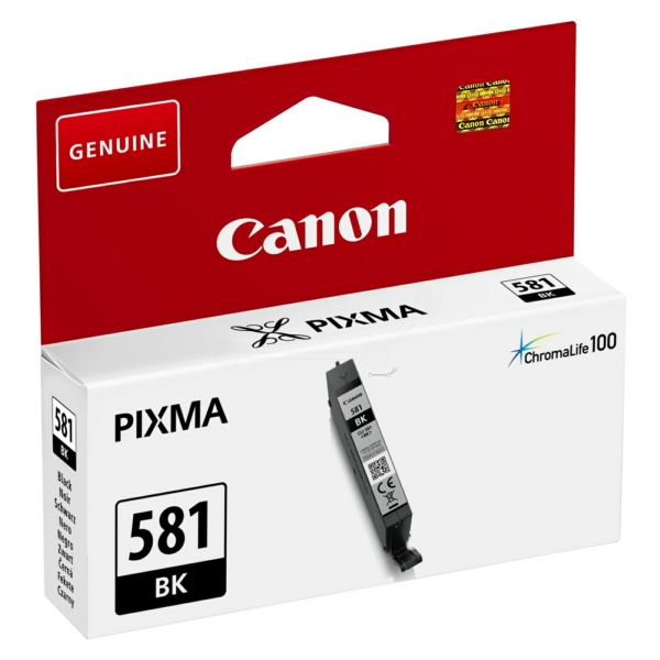 Canon s630 CLI-581BK Canon CLI-581 Black Ink Cartridge - CLI 581BK, 5.6ml