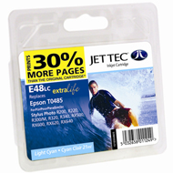 Epson Photo R300 E48LC Jet Tec (Made in the UK) E48LC Light Cyan Ink Cartridge for T048540, 13ml