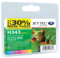 HP OfficeJet 7310 H343 Replacement 30% More Pages Colour Ink Cartridge (Alternative to HP No 343, C8766E)
