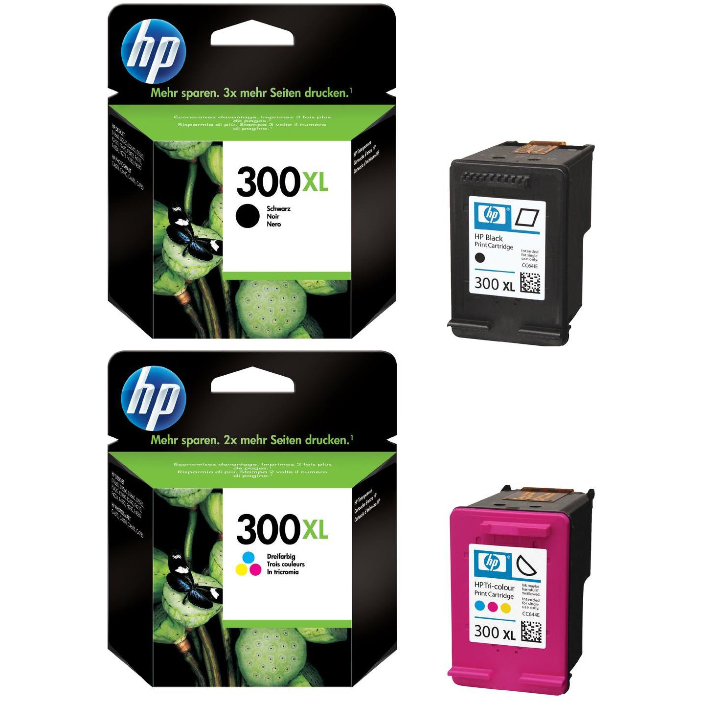 Related to Deskjet CB656B Cartridges: HP-300XL-Pack