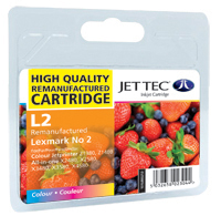 Lexmark 18C0190 Ink Cartridge L2 Replacement Colour Ink Cartridge (Alternative to Lexmark No 2, 18C0190E)