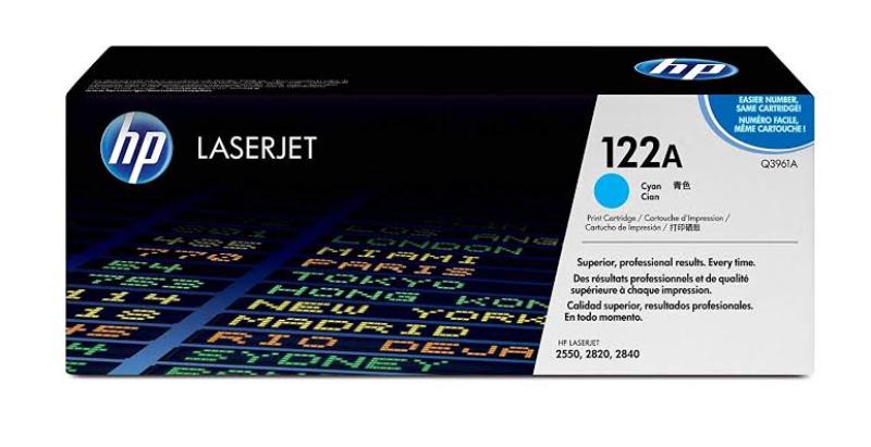 HP LaserJet 5 Q3961A HP Q3961A Cyan Laser Toner Cartridge (122A)
