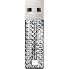 SDCZ55-016G-B35S: SanDisk Cruzer 16GB Silver Facet USB 2.0 Flash Drive