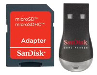 SDDRK-121-B35: SanDisk MicroSD / M2 USB Card Reader