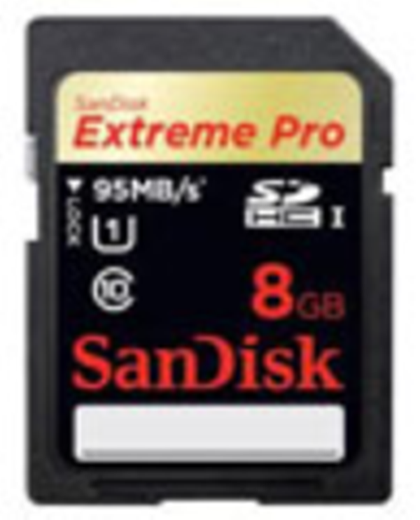 SDSDQXP-008G-X46: SanDisk Extreme Pro Class 10 Micro SD Digital Memory Card - 8GB