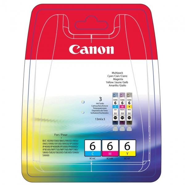 Related to CANON I960 INKS: BCI-6CMY