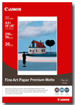 FA-PM1: Canon FA-PM1 A4 Fine Art Paper Premium Matte - 210gsm