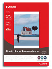 FA-PM1A3Plus: Canon FA-PM1 A3 Plus Fine Art Paper Premium Matte - 210gsm