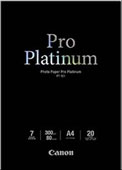 PT-101A4: Canon Pro Platinum Photo Paper A4 - 300gsm - 20 Sheets