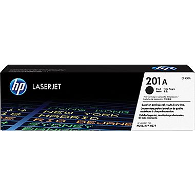 HP LaserJet 5 CF400A HP 201A Black Toner Cartridge, 1.5K Page Yield