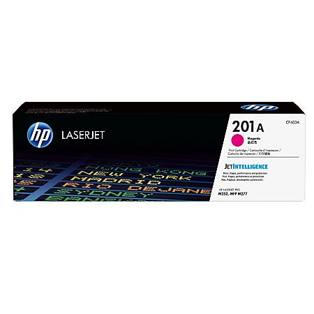 HP LaserJet 5 CF403A HP 201A Magenta Toner Cartridge, 1.4K Page Yield