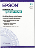 S041125: Epson S041125 Photo Quality Glossy Paper, A3 Size, 11.7