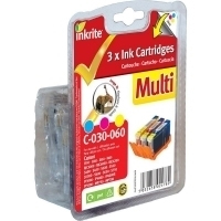 Canon i865 C-060CMY Inkrite Premium Multi Pack BCI-6 Cyan, Magenta, Yellow Ink Cartridges