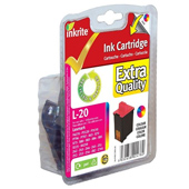 Lexmark Z52 L-20 Inkrite Premium Colour Ink Cartridge (Alternative to Lexmark No 20, 15MX120E)