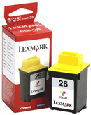 Lexmark Z45 15M0125E Lexmark Extra High Capacity No 25 Colour Ink Cartridge - 15M0125